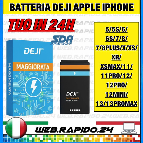 Batteria deji potenziata - batteria, apple