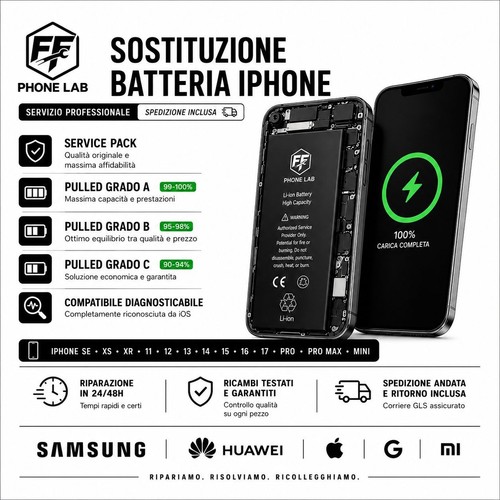 Sostituzione batteria iphone - batteria,